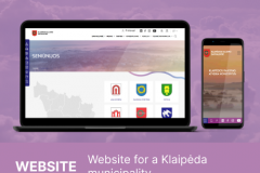 Website for a Klaipėda municipality
